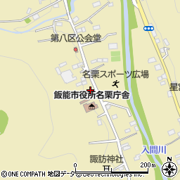 埼玉県飯能市上名栗3123周辺の地図