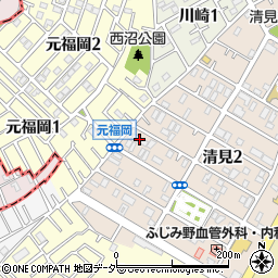 沢田ハイツ周辺の地図