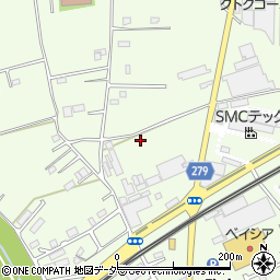 千葉県流山市駒木515周辺の地図