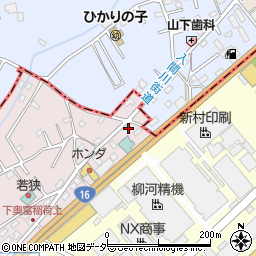埼玉県狭山市下奥富7周辺の地図