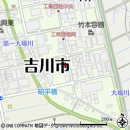 埼玉県吉川市小松川618周辺の地図