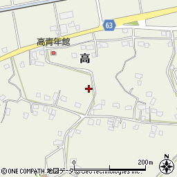 千葉県成田市高周辺の地図