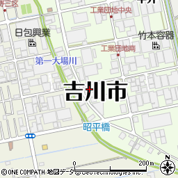 埼玉県吉川市小松川609周辺の地図