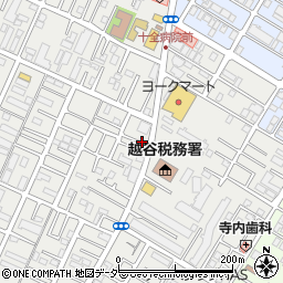 関東信越税理士会越谷支部周辺の地図