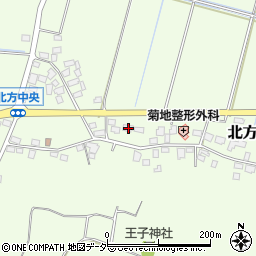茨城県龍ケ崎市北方町708周辺の地図