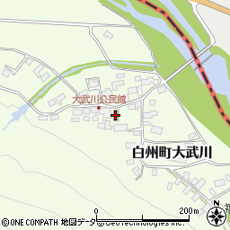 大武川多目的集会施設周辺の地図