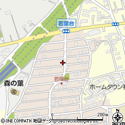 千葉県流山市若葉台58-54周辺の地図