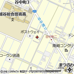 埼玉県越谷市谷中町2丁目189周辺の地図