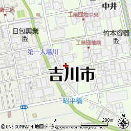 埼玉県吉川市小松川606周辺の地図