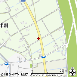 埼玉県吉川市半割周辺の地図