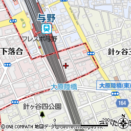 埼玉県さいたま市中央区下落合1648-25周辺の地図