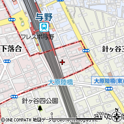 埼玉県さいたま市中央区下落合1648-25周辺の地図
