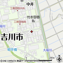 埼玉県吉川市小松川544-5周辺の地図