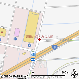 畑町北口・みつわ前周辺の地図