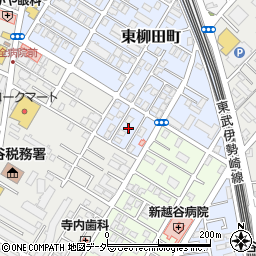 埼玉県越谷市東柳田町9周辺の地図