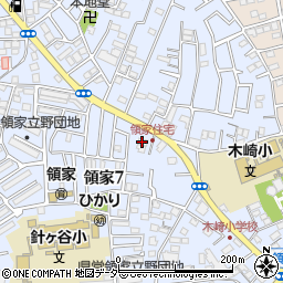 新明電財　浦和営業所周辺の地図