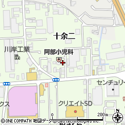 千葉県柏市十余二313-318周辺の地図