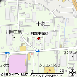 阿部小児科医院周辺の地図