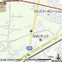 千葉県流山市駒木603-4周辺の地図