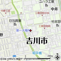 埼玉県吉川市小松川591周辺の地図