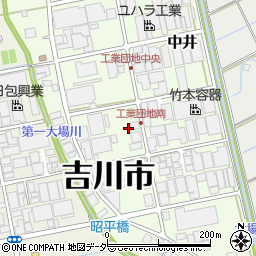 埼玉県吉川市小松川596-7周辺の地図