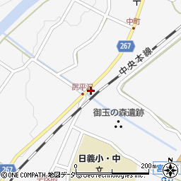 長野県木曽郡木曽町日義2800周辺の地図