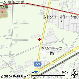 千葉県流山市駒木603-2周辺の地図