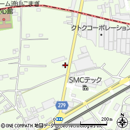 千葉県流山市駒木603周辺の地図