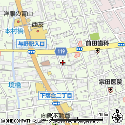 岡庭接骨院周辺の地図