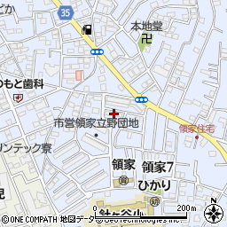 浦和領家コーポＣ棟周辺の地図