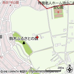 千葉県流山市駒木650周辺の地図
