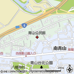青山公民館周辺の地図