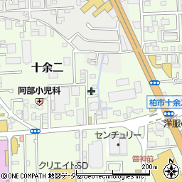 千葉県柏市十余二313-619周辺の地図