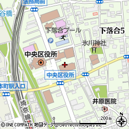 埼玉県さいたま市中央区下落合5丁目6周辺の地図