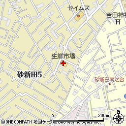 有限会社田中青果　生鮮市場高階店周辺の地図