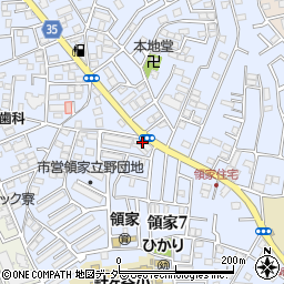 浦和領家コーポＤ棟周辺の地図