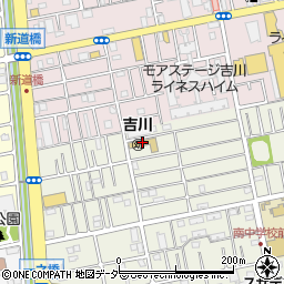 越谷保育専門学校附属吉川幼稚園周辺の地図