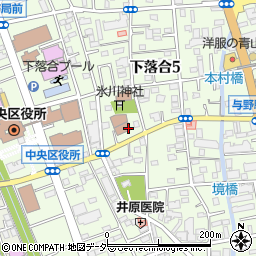 埼玉県　警察署浦和西警察署与野交番周辺の地図