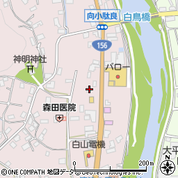 岐阜県郡上市白鳥町向小駄良735-3周辺の地図