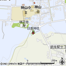 日吉神社周辺の地図