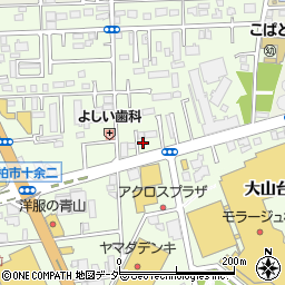 千葉県柏市十余二297-359周辺の地図