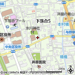 芳章堂周辺の地図