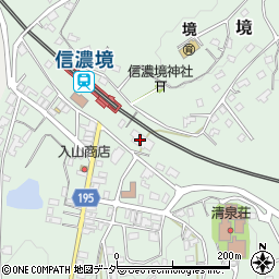 ＪＡ信州諏訪富士見町中央境周辺の地図