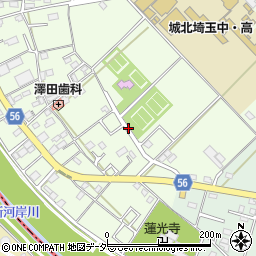 埼玉県川越市古市場周辺の地図