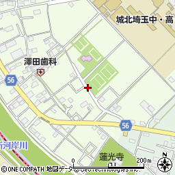 埼玉県川越市古市場周辺の地図