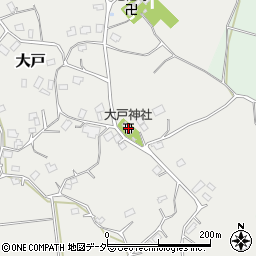 大戸神社周辺の地図