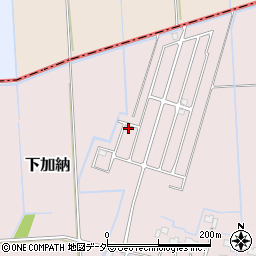 茨城県稲敷郡河内町下加納410-22周辺の地図