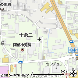 千葉県柏市十余二313-483周辺の地図