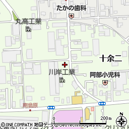 千葉県柏市十余二313-327周辺の地図