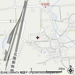 福井県越前市平林町周辺の地図